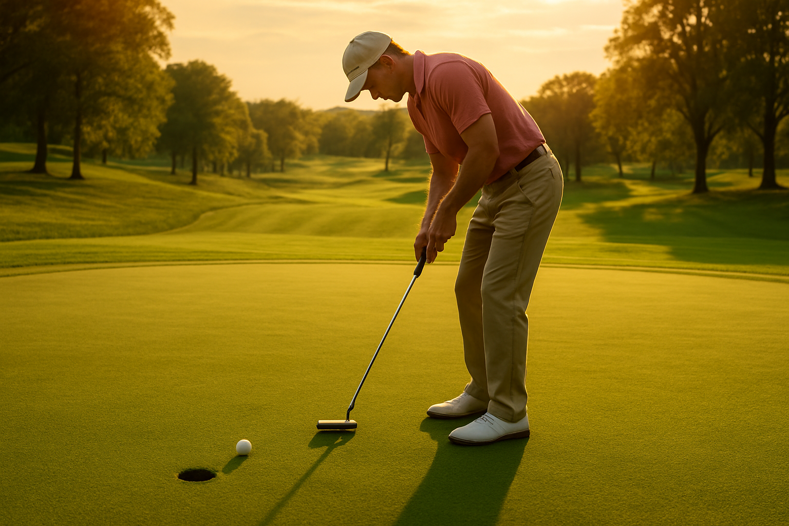 putting golf